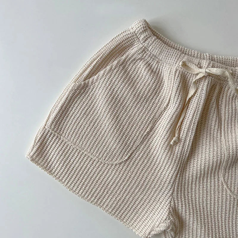 Ensemble de vêtements pour enfants, t-shirt + short pour nouveau-né, ensemble de jogging décontracté, 2 pièces, pour garçons et filles, nouvelle collection printemps été