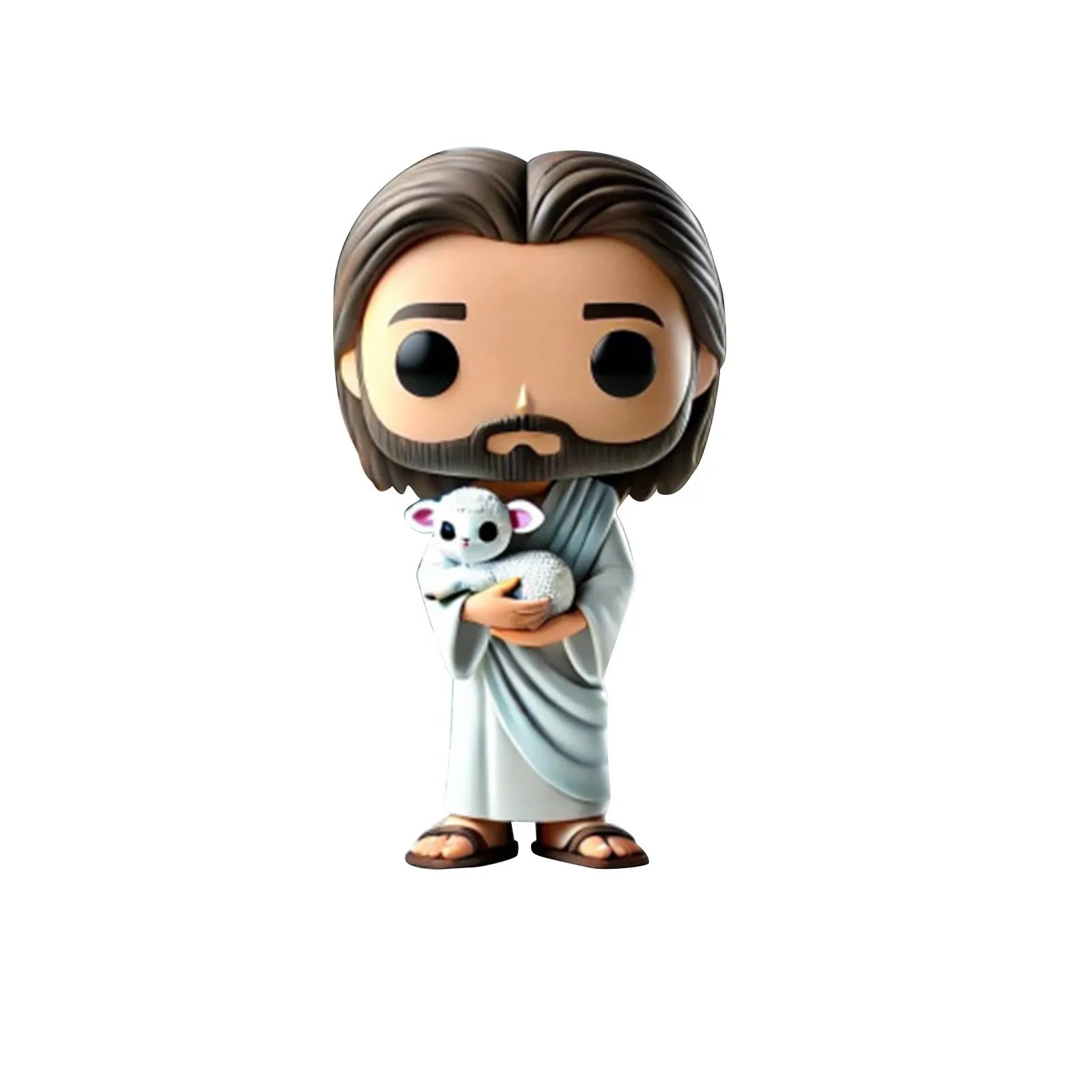 Easter statue in the shape of Jesus, cute new doll, handmade decoration, creative resin decoration for bedroom, home decor, handcrafted gifts for fans