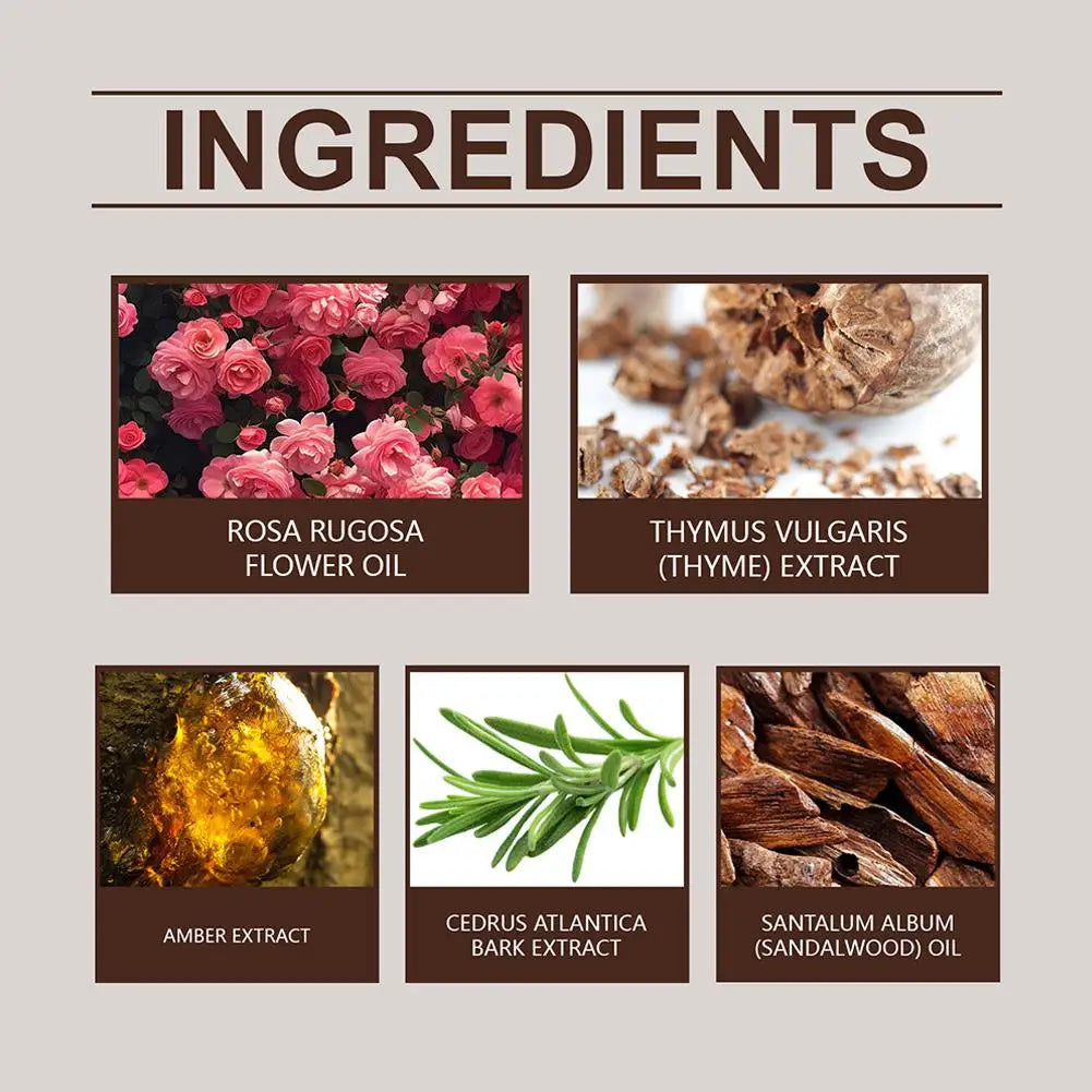 Bois de santal solide parfum pur huile de bois de santal baume Woody pour hommes parfum charmant Attraction dissolvant d'odeur déodorant baume solide