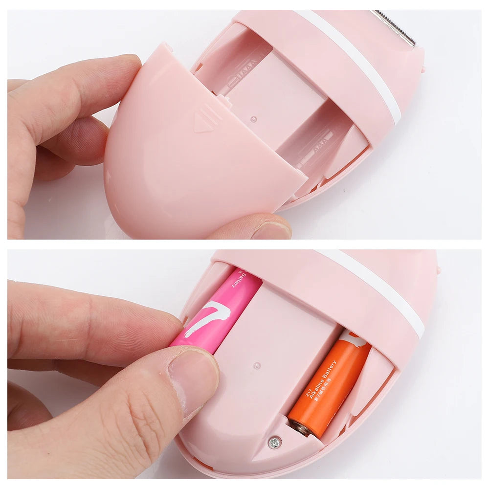 Electric shaver for women, mini washable shaver, special hair removal equipment for the whole body, legs, underarms, intimate area 3 in 1