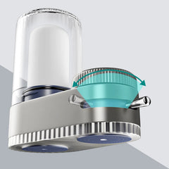 Purificateur d'eau du robinet, filtrage physique pour la maison, Kictchen, 2 éléments filtrants, filtre amovible et lavable, aérateur