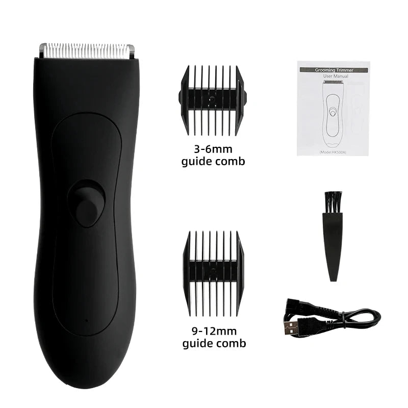 Men's body trimmer, men's balls, women's razor, bikini hair removal trimmer, groin and body razor, groomer, arm and beard razor