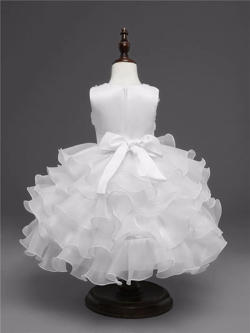 Robe de demoiselle d'honneur pour mariage, tenues d'anniversaire pour bébés filles de 2 à 8 ans, robes de première Communion pour enfants, vêtements de fête pour enfants
