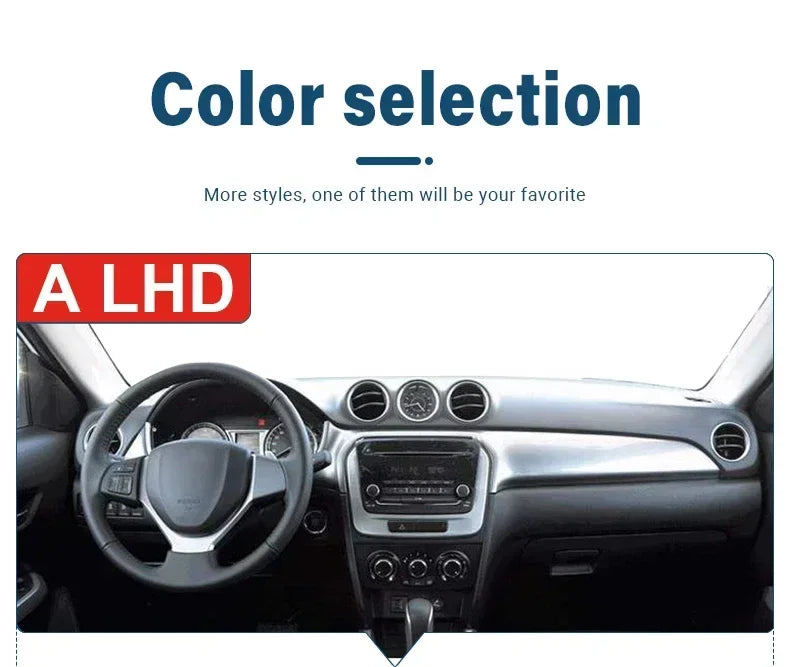 Pare-soleil pour tableau de bord de voiture, accessoires antidérapants, pour Suzuki Vitara LY 2015 2016 2017 2018 2019 2020 2021 2022 2023 2024