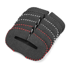 Boucle de ceinture de sécurité de voiture, Clip de protection, couverture intérieure avant et arrière, ceinture de sécurité automobile, Bulckle, Clips en cuir, accessoire