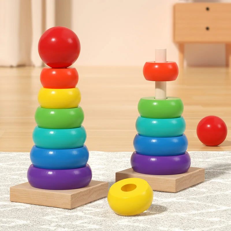 Jouets éducatifs en bois Montessori pour enfants de 1 2 3 ans jouets pour bébés Puzzles en bois 3D jouet d'apprentissage pour bébés jeu de Puzzle pour enfants