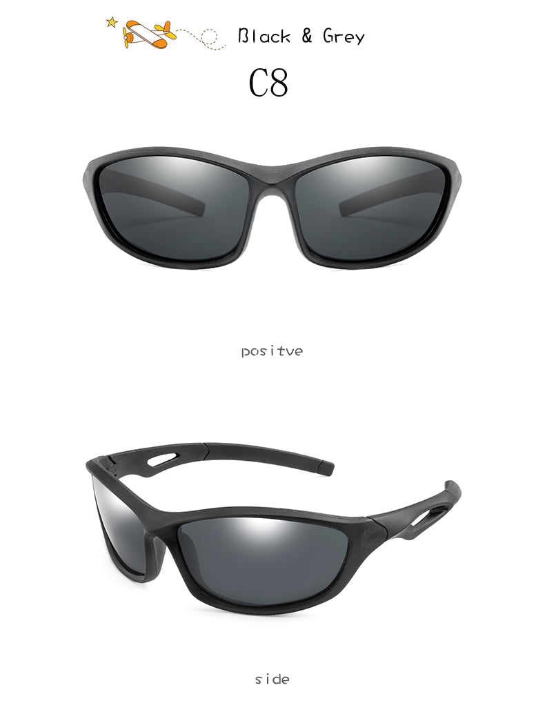 Enfants garçon sport lunettes de soleil TR90 Cool lunettes de soleil lunettes extérieures Protection UV lunettes équilibre voiture glisser nuances enfants lunettes