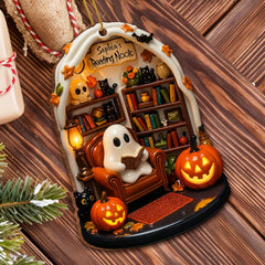New Halloween Ghost Reading 2D Flat Ornaments Festival Atmosphere Theme Party Decorative Supplies Creative Home Decoration Accessory