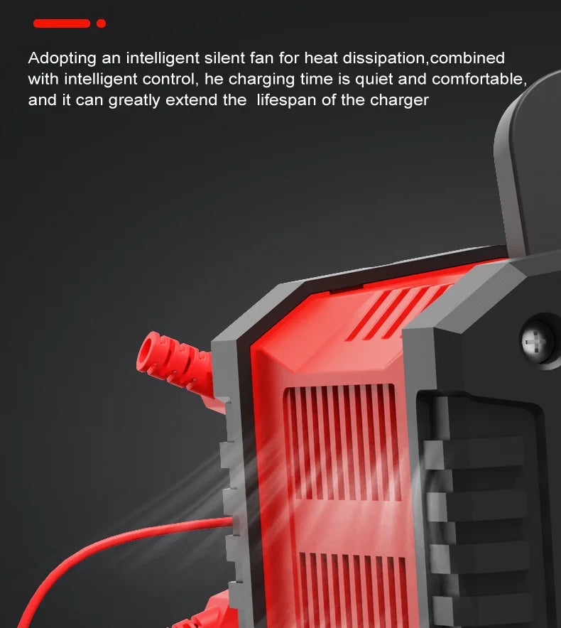 Chargeur de batterie intelligent pour voiture et moto, chargeurs de batterie au lithium, AGM GEL, plomb-acide, veFePO4, 20A, 10A, 12V, 24V