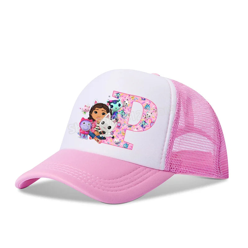 Gabby Dollhouses enfants casquettes de Baseball dessin animé Anime chapeau décontracté Sports de plein air chapeau de soleil réglable casquette à visière fille mignon cadeau d'anniversaire