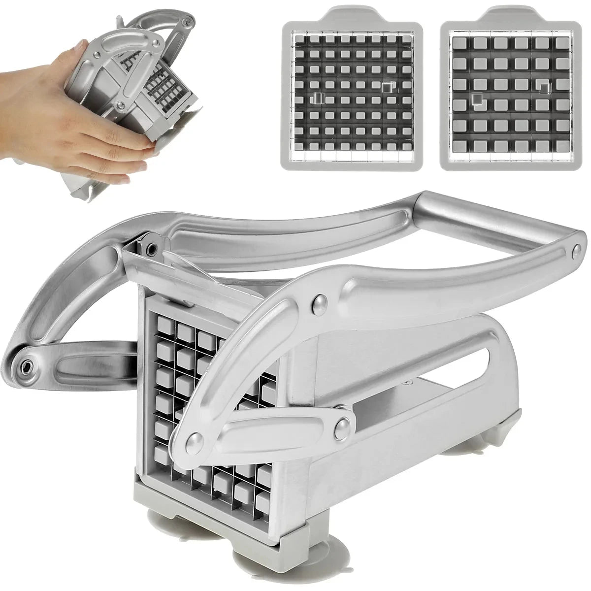 Stainless Steel Manual Potato Cutter, French Fry Slicer, Chip Maker, Meat Grinder, Cutting Machine, Tools, 1 piece