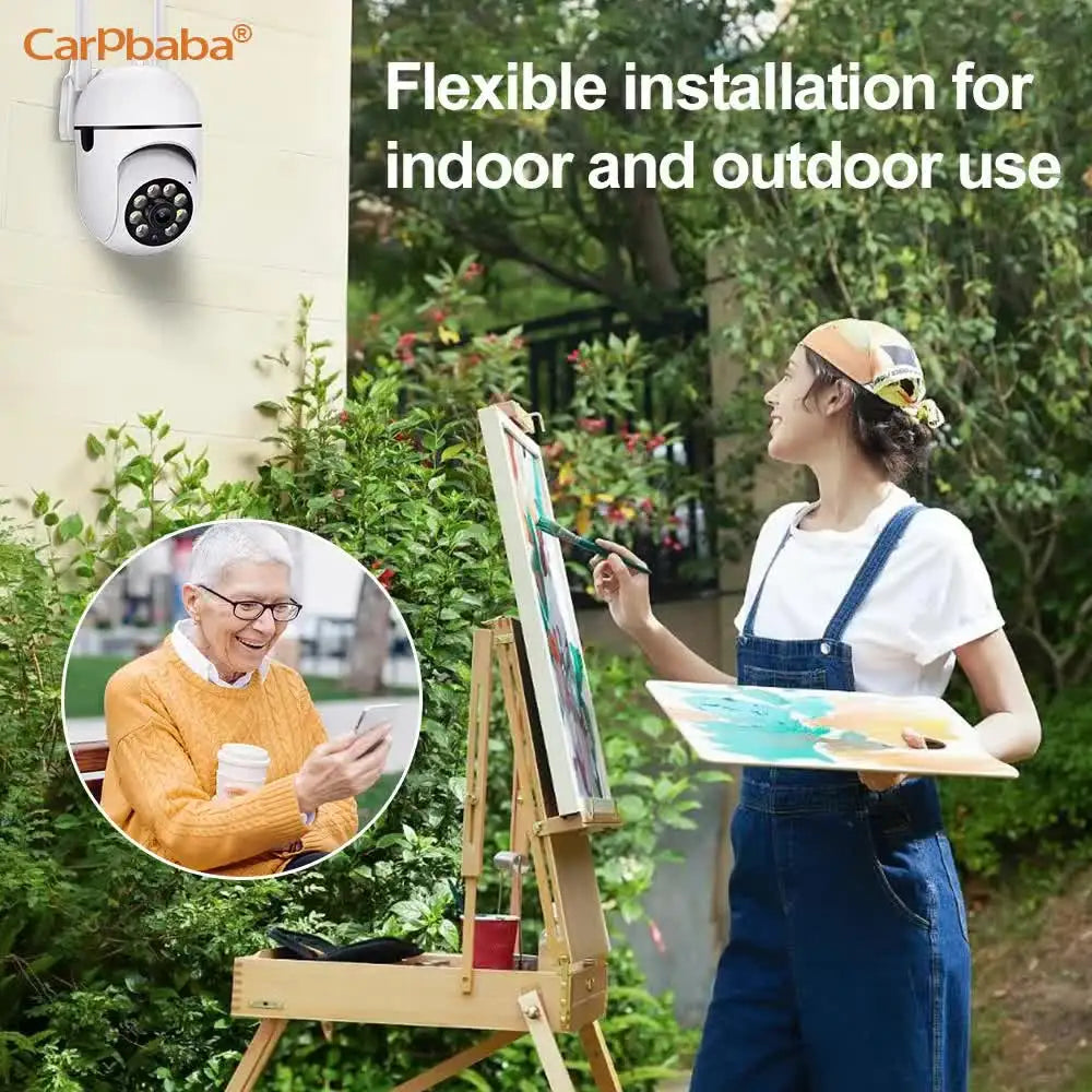 ICam365 APP caméra IP intelligente extérieure sécurité à domicile WIFI CCTV Surveillance avec Vision nocturne couleur sans fil HD Audio bidirectionnel 1080P