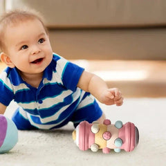 Jouet à rouleau rampant pour bébé de 0 à 12 mois, jouet sensoriel pour activité infantile, temps du ventre, développement éducatif Montessori