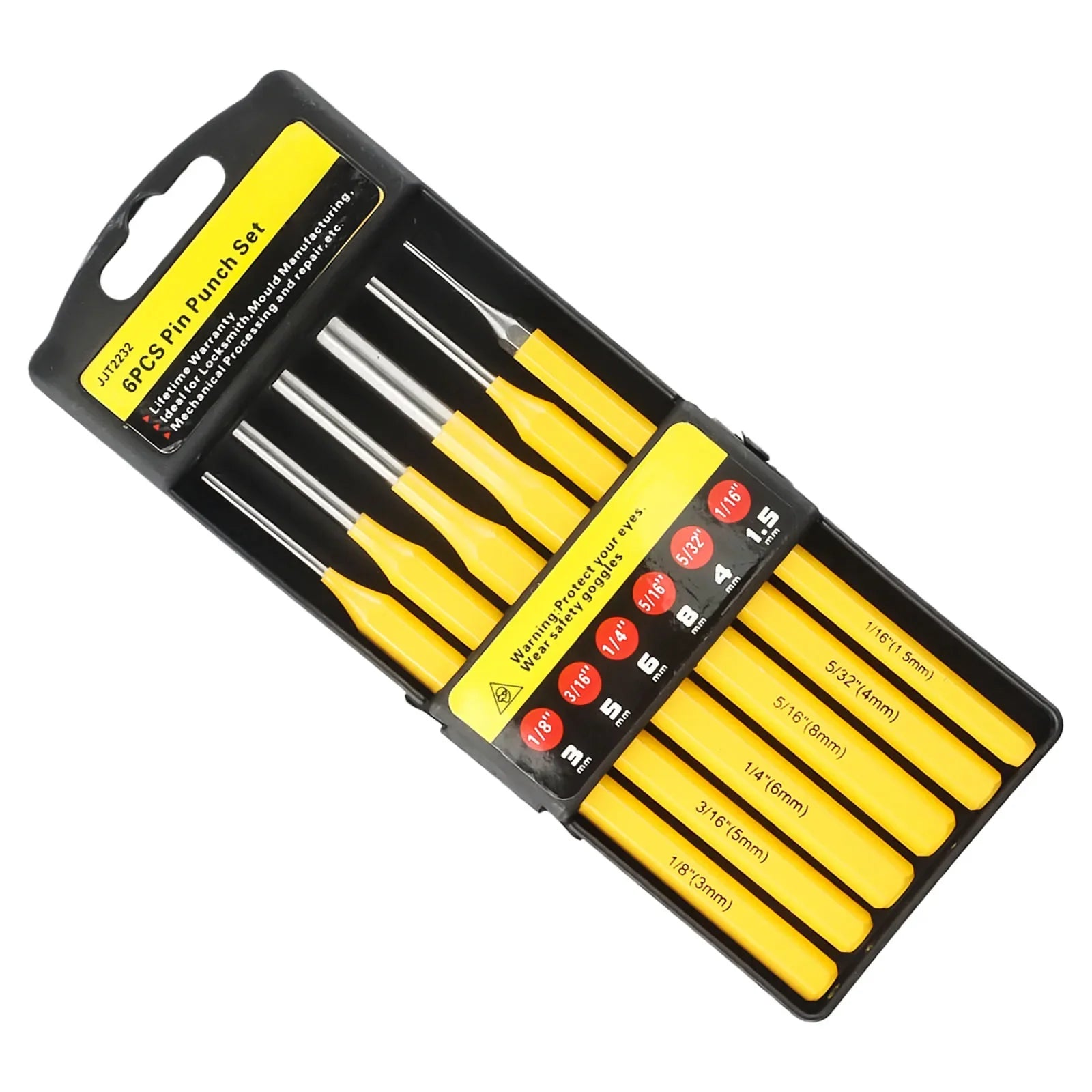 Perceuse ciseau entraînement poinçon ensemble charpentier broche enlevant remplacement travail du bois centrage cylindre outils à main pièces