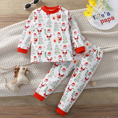 Little maven hiver automne garçons filles ensembles 2025 noël t-shirts hauts + pantalons ensembles enfants vêtements enfants vêtements coton