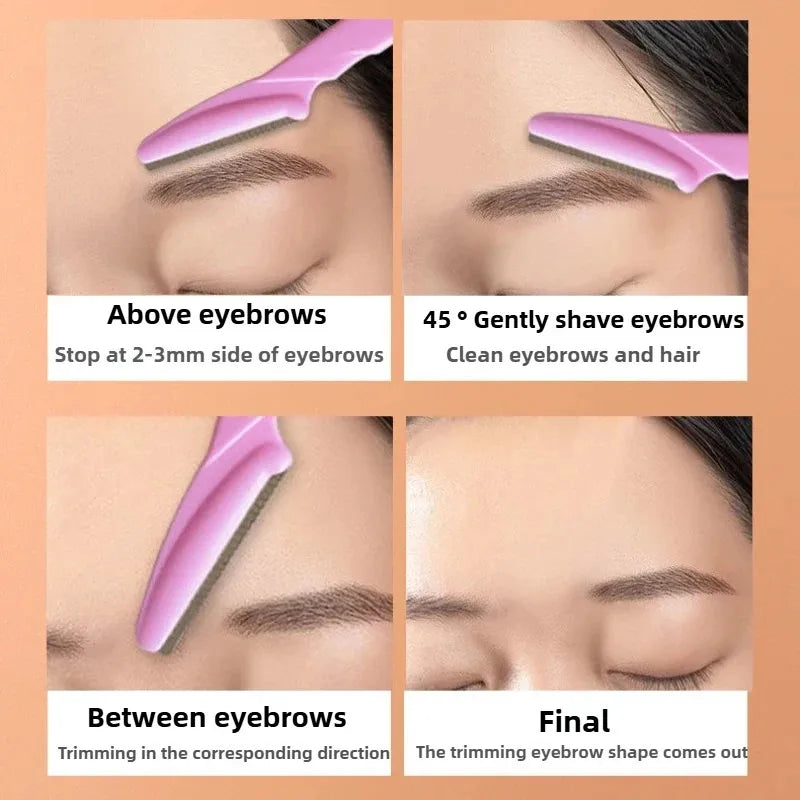 Women's eyebrow and facial razor, versatile exfoliating dermaplaning tools with precision cover, safe beauty, new