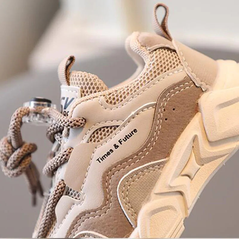 Chaussures de Sport pour enfants, baskets en maille respirante pour garçons et filles, chaussures de course en plein air, printemps-automne