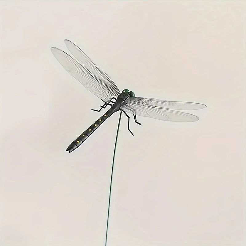 Outdoor Mosquito Repellent Simulation Stick, Dragonfly, Dragonfly Repellent Artifact, Dragonfly Stakes, Yard Plant, Lawn Decoration