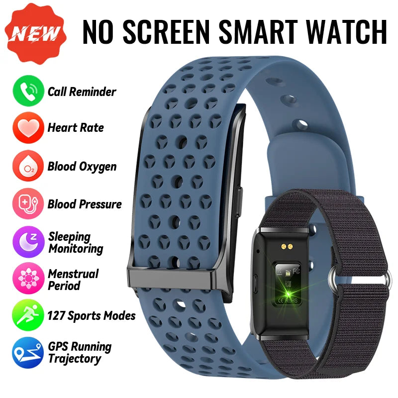 LIGE sans écran Bracelet intelligent fréquence cardiaque pression artérielle moniteur de sommeil podomètre sport Fitness Tracker hommes femmes Smartwatch 2025