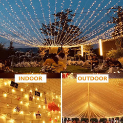 10m guirlandes lumineuses guirlandes led en plein air étanche festival de fête de mariage lanternes lumières féeriques lumières décoratives de jardinage