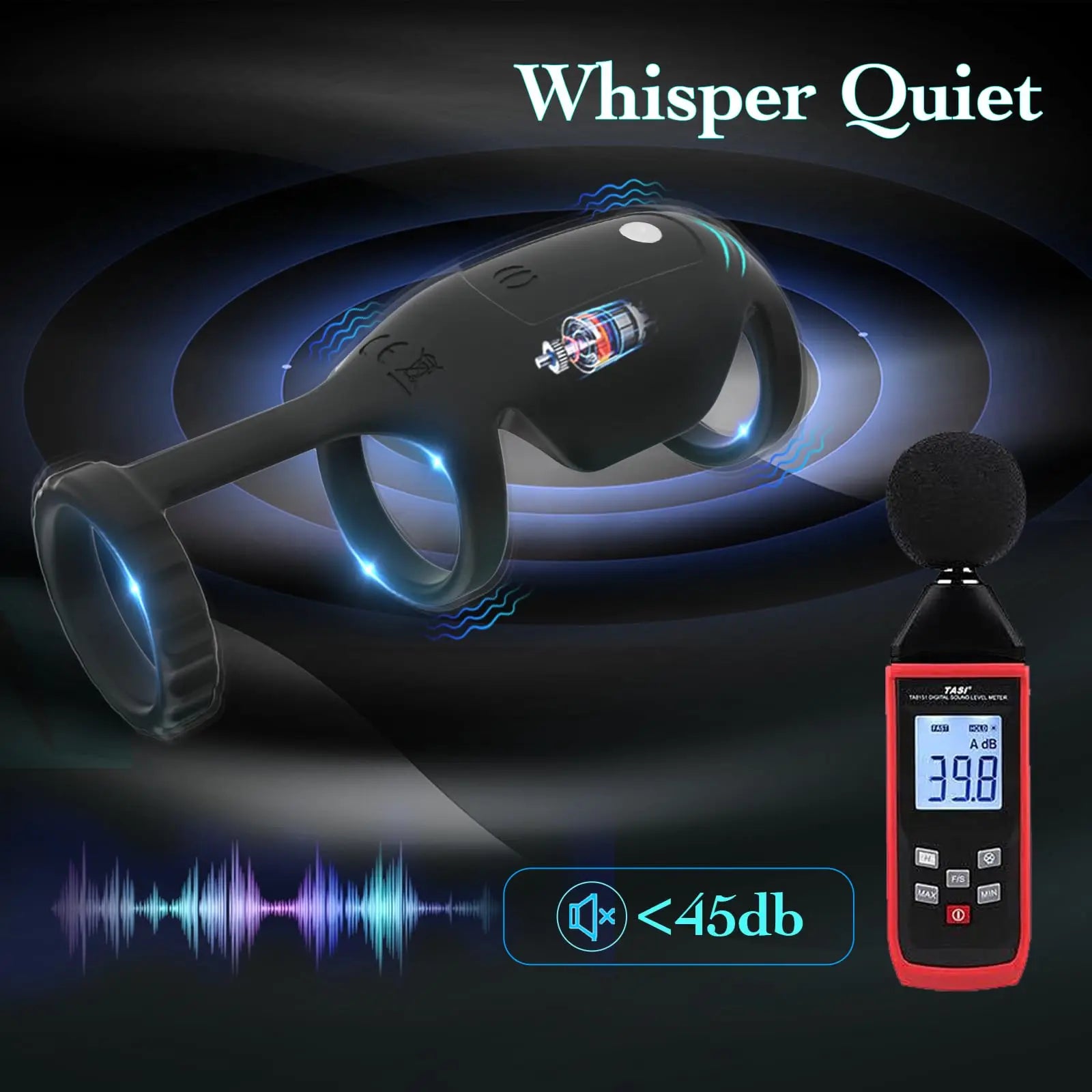 HESEKS sex toys for men, penis ring, testicle vibrator, ejaculation delay, penis enlargement, intimate adult products for men and couples