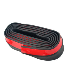 2.5M Car Bumper Lip Stickers, Rubber Car Front Bumper Lip Protectors, Exterior Moldings, 65mm Wide Bumper Lip Strip