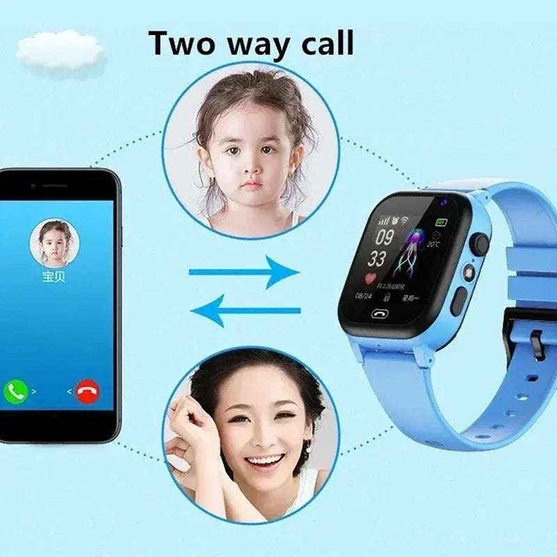Xiaomi enfants 4G montre intelligente GPS localisation appel vidéo carte Sim SOS enfant montre intelligente caméra étanche mise à niveau montre pour garçons filles