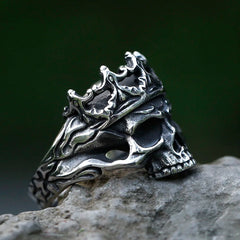 Bagues en acier inoxydable 316L pour hommes, Vintage, Halloween, gothique, crâne de Calvarium, punk, bijoux à la mode, livraison gratuite, nouvelle collection 2022