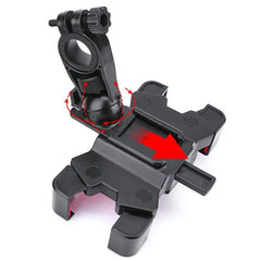 Support de téléphone réglable pour vélo, accessoires de vélo, support de moto, clip GPS rotatif à 360 °, accessoires de cyclisme VTT, sports de vélo