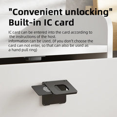 Serrure de porte intelligente en bois, serrure électronique Invisible, carte RFID, déverrouillage NFC, boîte aux lettres sans clé, casier, tiroir de meubles, serrures intelligentes