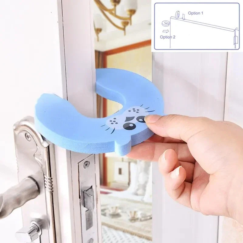 Baby Safety Door Stopper, 2/5 Pieces, Newborn Furniture Protector, Anti-Pinch, Cute Pet Care, Child Lock, Finger Guard
