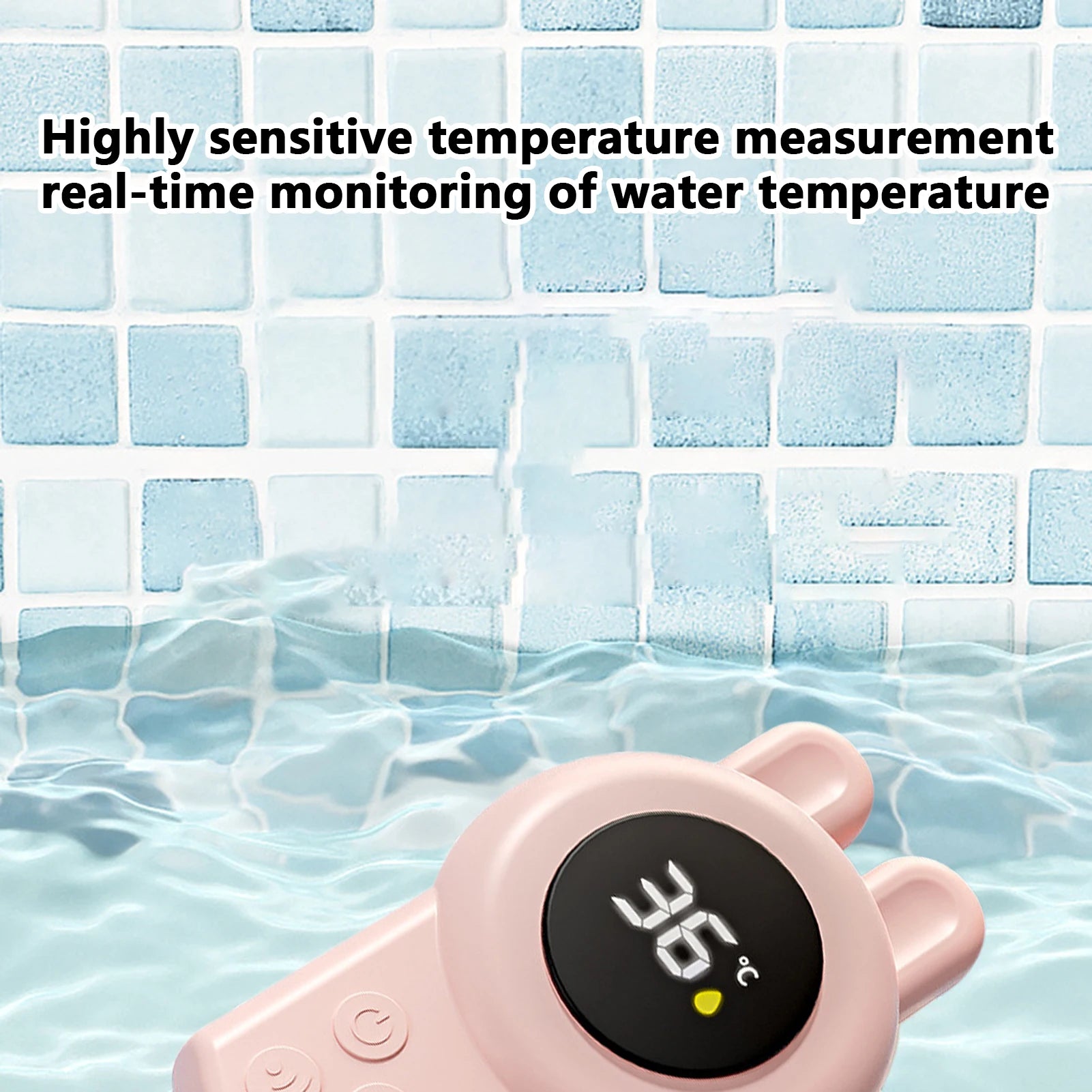 Compteur de température de l'eau, thermomètre de bain pour bébé, pour enfants, nouveau-nés, tout-petits, étanche, sécurité, jauge de température numérique, jouet flottant