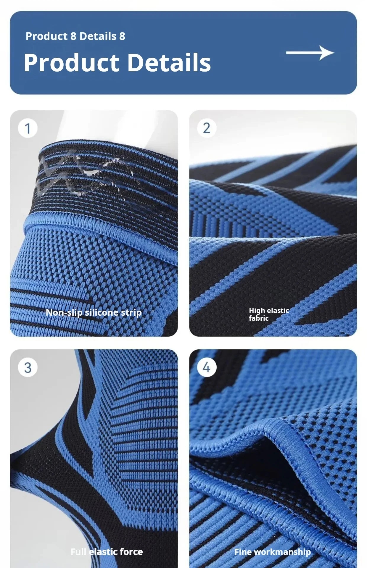 Men's slim summer sports, basketball, running, football, nylon, anti-slip protective gear, women's knee pads, autumn and winter