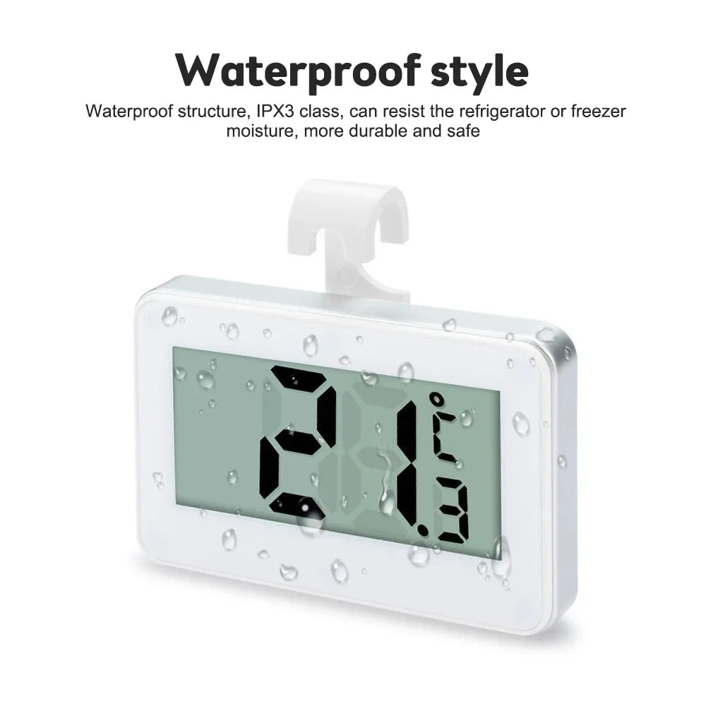 Thermomètre électronique ménage numérique compteur de température réfrigérateur tenture murale thermomètre congélateur givre alarme thermomètre