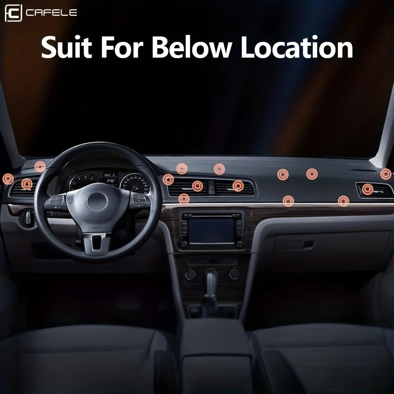 Support de téléphone magnétique pour voiture, Support de téléphone magnétique rotatif à 360 degrés pour téléphone portable de voiture, Support universel pour tableau de bord