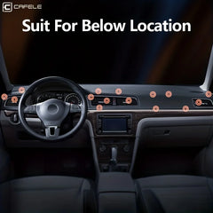 Support de téléphone magnétique pour voiture, Support de téléphone magnétique rotatif à 360 degrés pour téléphone portable de voiture, Support universel pour tableau de bord