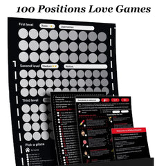 100 Sex Position Game Couples Sex Position Scratch Board Poster Love Game Scratch Date Night Adult Scratch Game Sex Toys