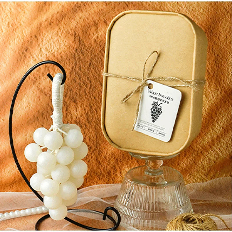 Barre de savon faite à la main, bouquets de raisin perlé, bain, lavage, nettoyage et boîte cadeau nourrissante, savon, Extraction de plantes, élimine la saleté douce