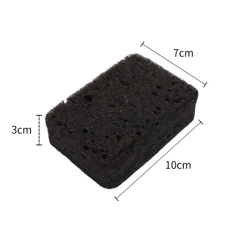 Éponge d'algues noires pour le nettoyage de la cuisine, vaisselle Non grasse, nettoyage de la vaisselle, Pots durables pour brossage de la vaisselle, ménage
