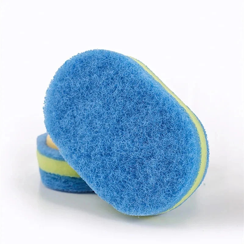 Éponge de nettoyage de cuisine et de salle de bains, brosse de nettoyage, outils à poignée, accessoires ménagers parfaits pour mur de verre, toilettes en céramique 1 pièce