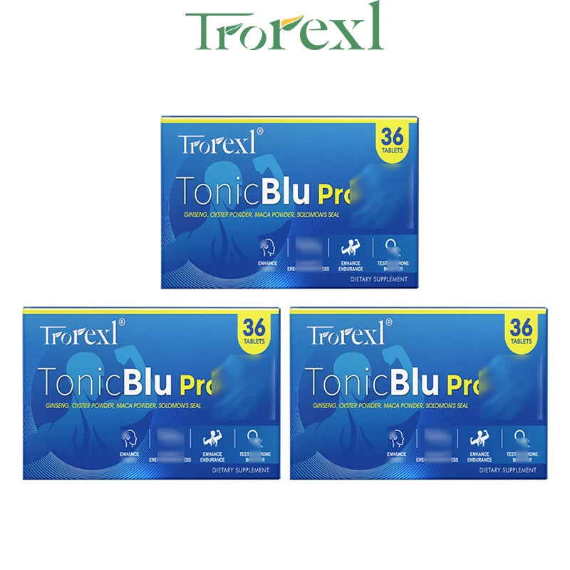 Pilules bleues naturelles d'huître et de Ginseng, supplément d'amélioration masculin, soutient l'énergie et l'endurance, 36 à 360 comprimés