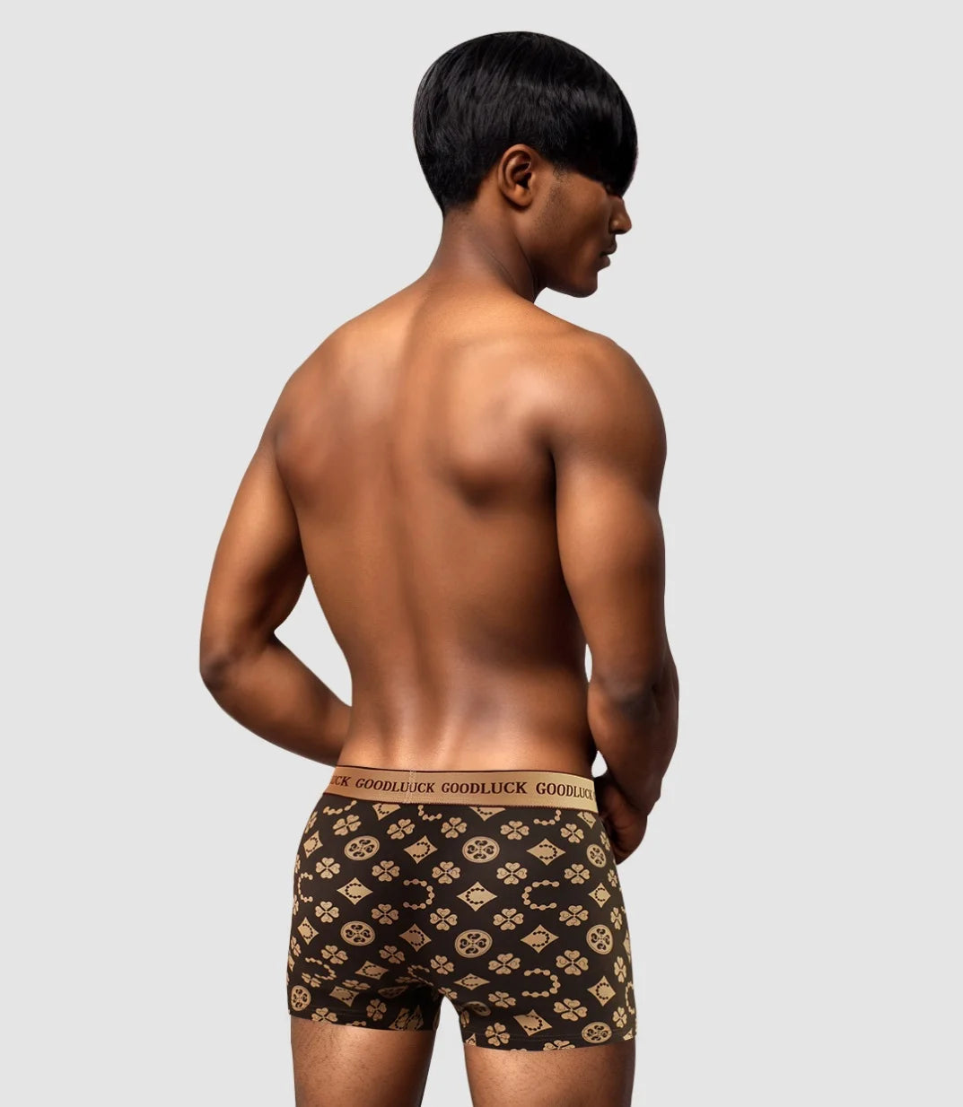 4-Piece Men's Underwear Set: Sexy Antibacterial Breathable Printed Boxer Shorts, New Style Slim Fit Flat Wedge Briefs