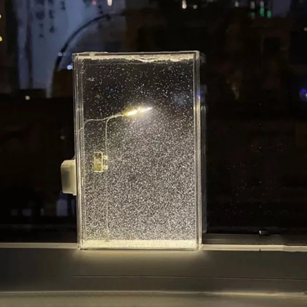 Veilleuse pour enfants, lampadaire enneigé à monter soi-même, Kit amusant, lampe de Table LED à économe en énergie, cadeau pour les enfants