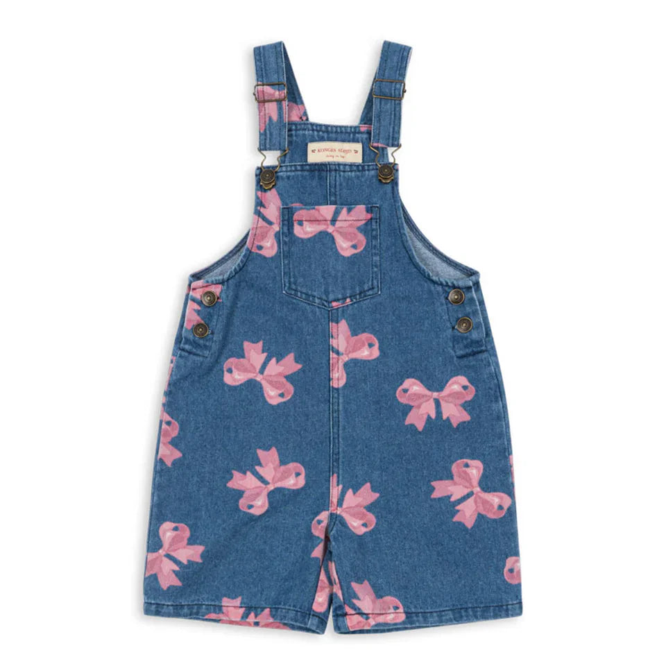 Robe imprimée mignonne pour filles, ensemble de vêtements pour tout-petits, veste à bretelles en jean, robes à enfiler en denim pour enfants, pantalons en jean combiné, marque KS, 2024