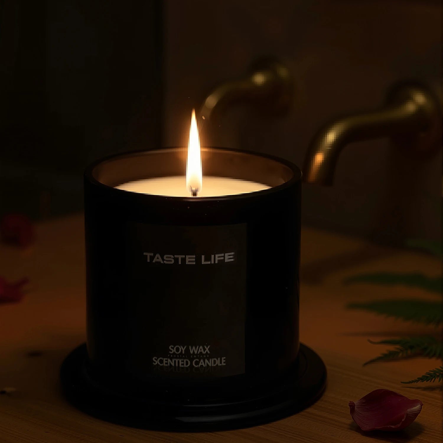 Bougies parfumées à la cire de soja de qualité supérieure avec cloche en verre, aromathérapie à l'huile essentielle sans fumée pour Spa à domicile, décoration prête en cadeau