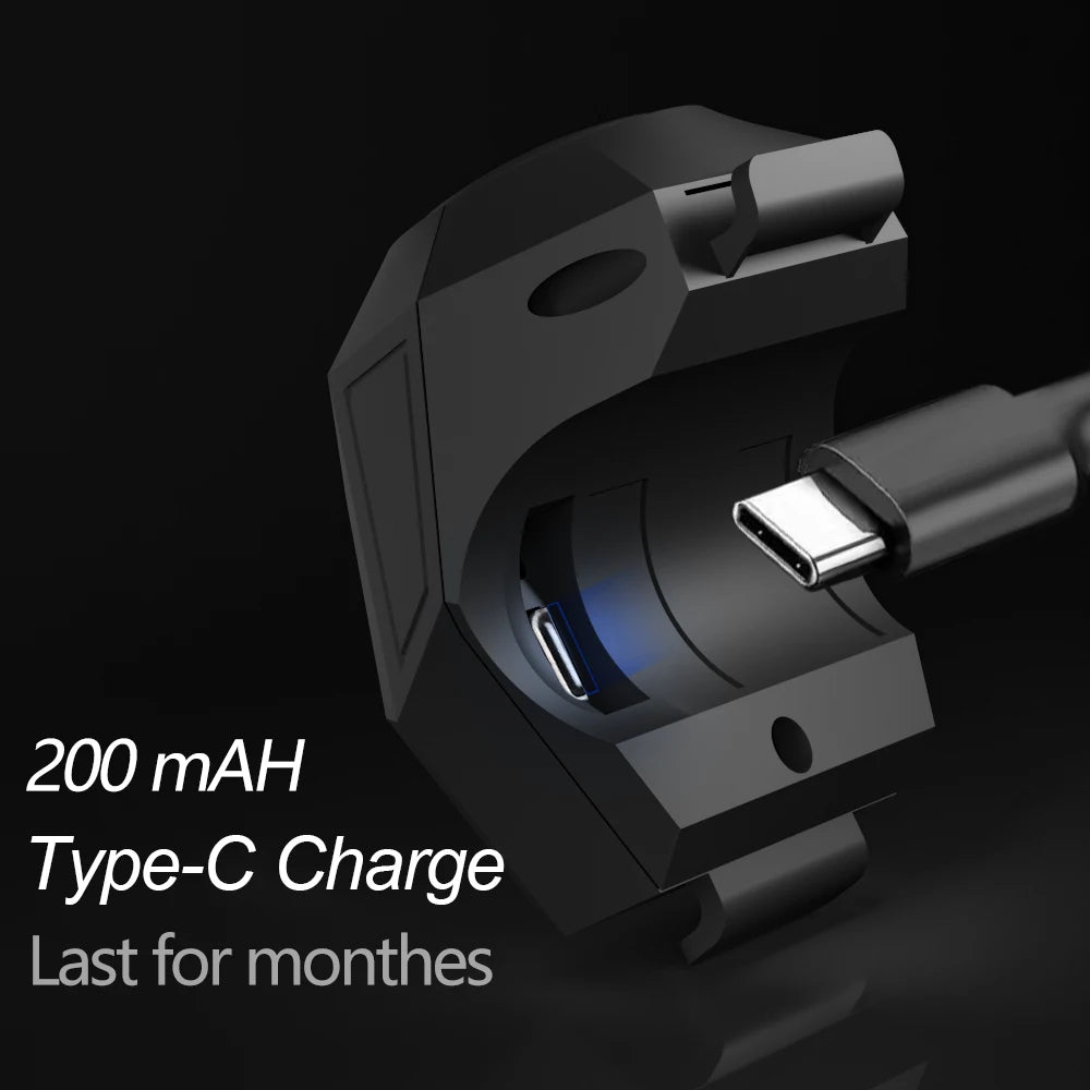 Klaxon électronique de vélo, sonnette Rechargeable par USB pour guidon de vélo, anneau d'alarme de cyclisme, klaxon fort de 120db, cloche antivol pour scooter