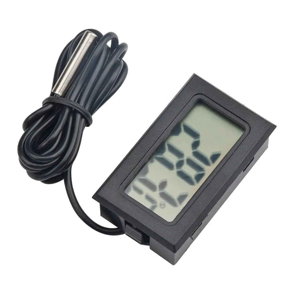 Thermomètre électronique à affichage LCD, thermomètre numérique avec capteur de température NTC, moniteur de température de haute précision