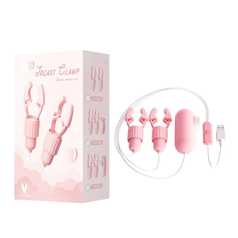 Stimulateur de mamelon sensible avec vibration – Appareil de plaisir à double action pour le bien-être et le massage intimes des femmes