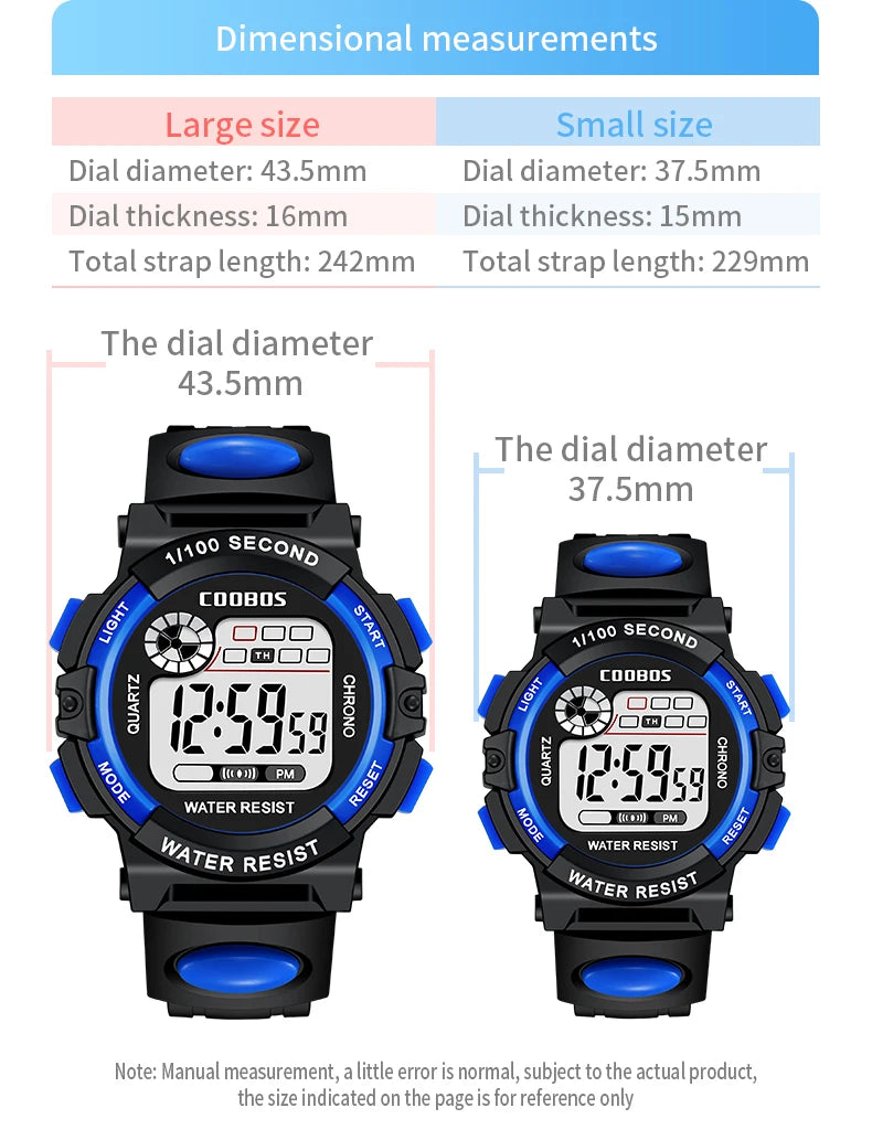 Sport enfants montres mode LED montres numériques pour enfants bracelet en Silicone étanche lumineux filles garçons horloge cadeau reloj niNo