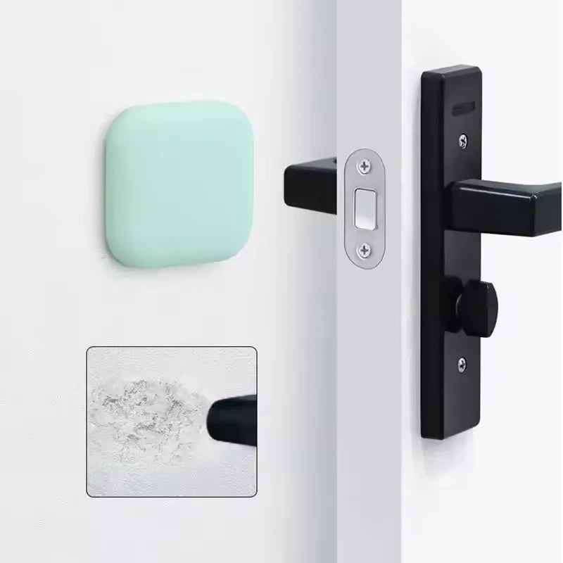 Silicone Door Stopper, Door Stop, Handle Bumper, Self-Adhesive Silent Door Protector Pad, Home Improvement, Anti-Shock Wall Pad
